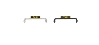 Herpa 054553 - H0 - Taxischilder, historisch bedruckt (12 Stück)